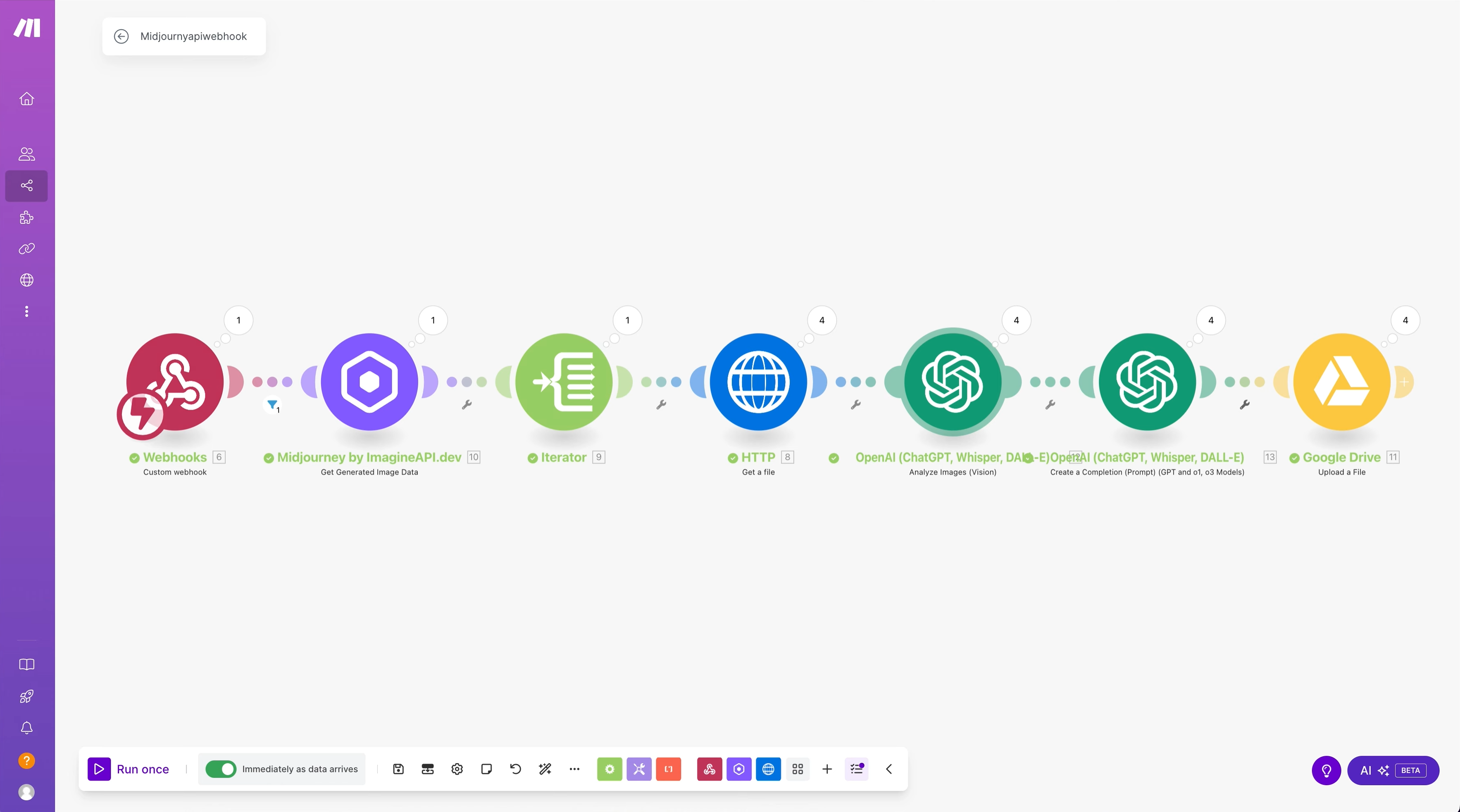 Make.com Scenario Example